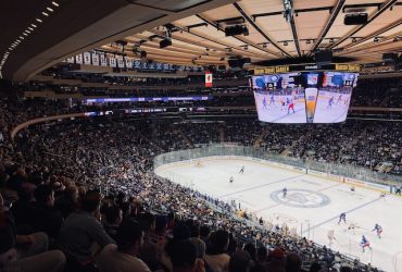 NHL game at Madison Square Garden