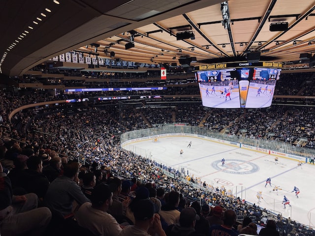 NHL game at Madison Square Garden