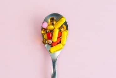 Pills on a spoon