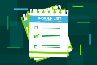 illustration of checklist labeled Insider List