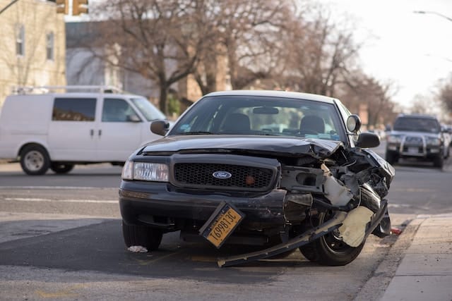 car after an accident