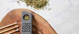 marijuana laying on table
