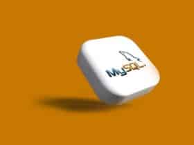 3D image of the MySQL icon