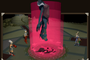 Old School RuneScape screen capture of a boss battle scene