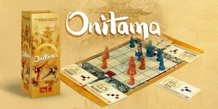 Onitama board game display