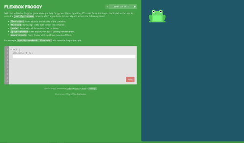 flexbox froggy