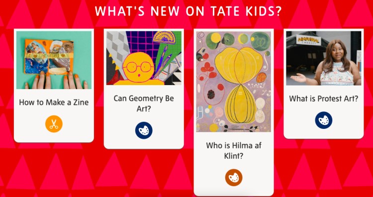 screenshot from Tate Kids