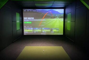 indoor golf simulator screen