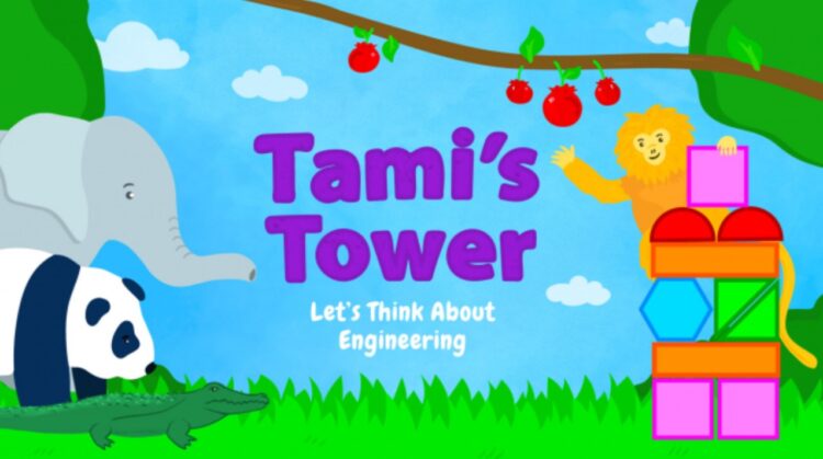 theme screen from Tami's Tower engineering game