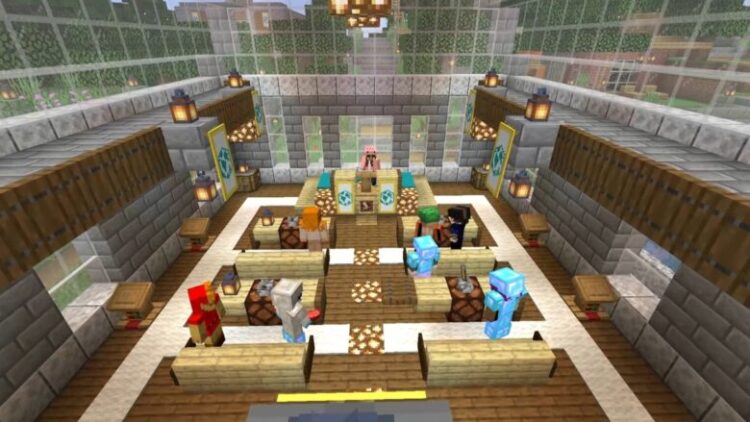 council chamber from minecraft
