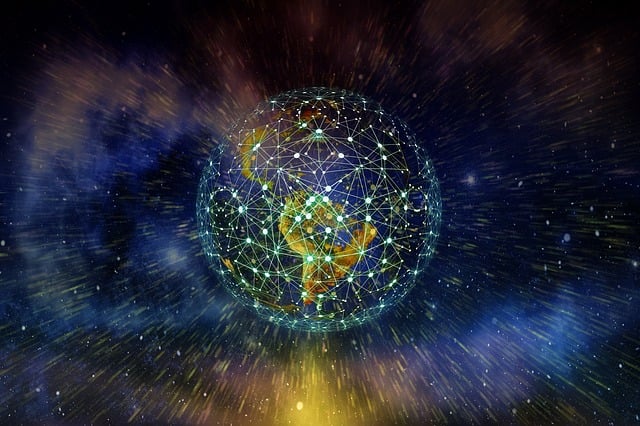 Global network around the Earth