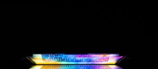 technology laptop colorful colors dark black apple macbook