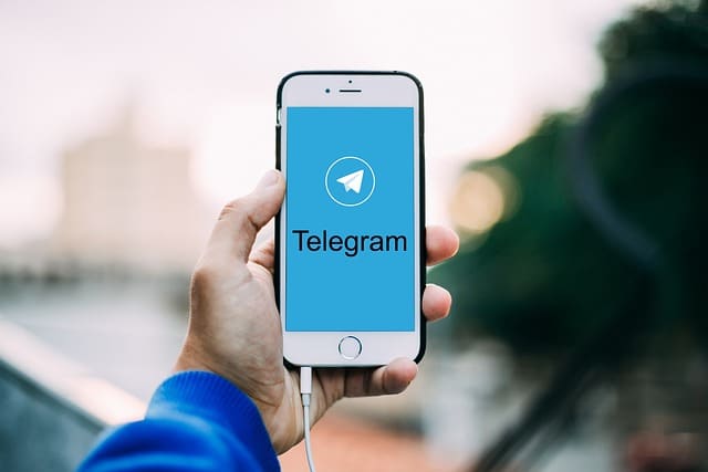 telegram app messages phone social media