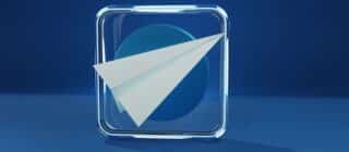 paper airplan icon social media email message send telegram