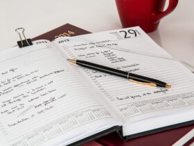 diary schedule notebook work scheduling calendar