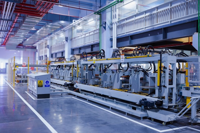 automated manufacturing line.