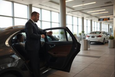 business passenger arriving at the airport.