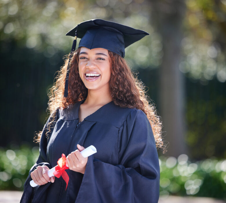 High school graduate with diploma